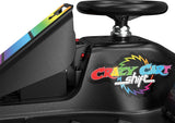 Razor Crazy Cart Shift Lightshow, 3-Wheeler Go Kart, Powerful Hub Motor, LightWeight High-impact w/ Multi-color LED light bars, Strong & Sturdy, Rechargeable, Battery Operated, For 6+ Age - Black