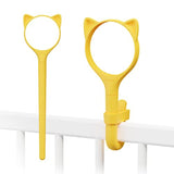 جهاز مراقبة الأطفال بالفيديو عالي الدقة بتقنية الواي فاي من لوليبوب - مجموعة ملحقات خارجية قابلة للتبديل 20 سم - لون برتقالي مخطط