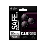 SAFE by PanzerGlass iPhone 18 Pro / Pro Max HOOPS Camera Lens Protectors | Individual Tempered Glass Rings, Scratch & Shock Protection, Aluminum Frames, Integrated Applicator, Easy Install - Clear