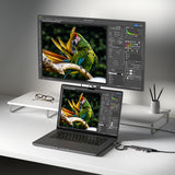 محول SATECHI متعدد المنافذ USB-C نحيف 6 في 1 رمادي فضائي