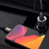 SATECHI 72W PD Dual Port Car Charger (USB-C + USB-A) - Space Gray