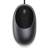 Satechi C1 USB-C Wired Mouse 1.5M| Lag-Free, Fast and Precise, No-Charging Wired Mouse, for Macbook Pro, Air, Laptops, Desktops, Tablets, Space Grey