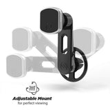 SCOSCHE Black Magnetic Car Mount Free Flow Vent with Adjustable Arm