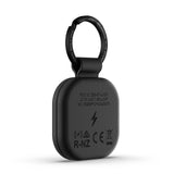 سلسلة مفاتيح SATECHI من الجلد النباتي، لون أسود