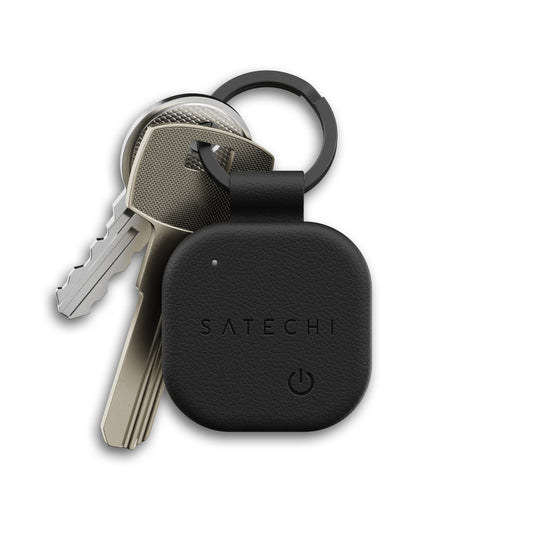 SATECHI Vegan Leather FindAll Keychain Black