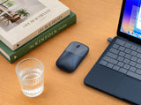 Satechi Slim EX Wireless Mouse, Bluetooth 5.3 & 2.4GHz USB-C Wireless Mouse, Quiet Clicks, Precision Scroll Wheel, USB-C Rechargeable, Aluminum, Compatible with Mac, Windows, iPad & iPhone, Indigo