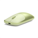 Satechi Slim EX Wireless Mouse, Bluetooth 5.3 & 2.4GHz USB-C Wireless Mouse, Quiet Clicks, Precision Scroll Wheel, USB-C Rechargeable, Aluminum, Compatible with Mac, Windows, iPad & iPhone, Citrus