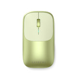 Satechi Slim EX Wireless Mouse, Bluetooth 5.3 & 2.4GHz USB-C Wireless Mouse, Quiet Clicks, Precision Scroll Wheel, USB-C Rechargeable, Aluminum, Compatible with Mac, Windows, iPad & iPhone, Citrus