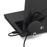 Satechi OntheGo™ 7-in-1 USB-C Hub, Compact Magnetic Multiport Adapter, 100W PD, HDMI 4K/60Hz, Gigabit Ethernet, 2×USB-A 5Gbps, SD/microSD Reader, Coiled Cable, for Mac & Windows – Space Black