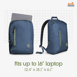 STM Eco Backpack 16 Inch Blue