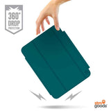 STM Studio Max Case for iPad A16 (2025) / 10th Gen| Drop/Scratch Protection Folio, Slim Design, Water-Resistant, Auto Sleep/Wake, Apple Pencil Storage, for Students & Professionals – Mist Blue