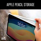 STM Studio Max Case for iPad A16 (2025) / 10th Gen| Drop/Scratch Protection Folio, Slim Design, Water-Resistant, Auto Sleep/Wake, Apple Pencil Storage, for Students & Professionals – Mist Blue
