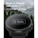 Suunto Vertical Solar GPS Adventure Watch| 49mm Size Matrix Display, Solar Charging, Offline Maps, Dual-Band GPS, 115+ Sport Modes, 100m Water Resistant, Stainless Steel, All Black