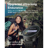 Suunto Vertical Solar GPS Adventure Watch| 49mm Size Matrix Display, Solar Charging, Offline Maps, Dual-Band GPS, 115+ Sport Modes, 100m Water Resistant, Stainless Steel, All Black