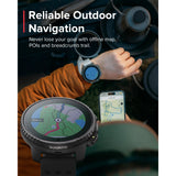 Suunto Vertical Solar GPS Adventure Watch| 49mm Size Matrix Display, Solar Charging, Offline Maps, Dual-Band GPS, 115+ Sport Modes, 100m Water Resistant, Stainless Steel, All Black