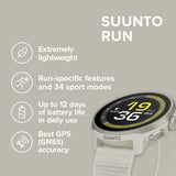 Suunto RUN Stainless Steel Watch| Lightweight 46mm HD AMOLED Screen, Digital Crown, 12 Days Battery Life, 4GB Offline Music & Control, Heart Rate, Steps/Sleep Tracking, GPS, 34 Sports Mode - Gray