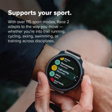 Suunto Race 2 GPS Sports Watch| 49mm Size AMOLED Display, Offline Maps, 115+ Sport Modes, 55-Hour Performance Mode Battery, Titanium Grade 5 Bezel, Black0