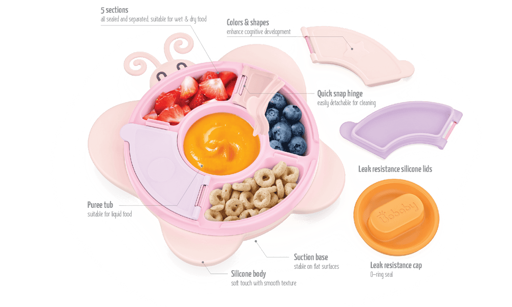 BoBaby Snack Buddies Butterfly product details and features
