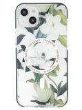 TED BAKER iPhone 14 Plus - MagSafe Anti-Shock Floral Case Opal - Clear Multi-color
