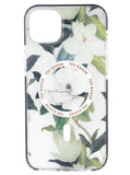 TED BAKER iPhone 14 Plus - MagSafe Anti-Shock Floral Case Opal - Clear Multi-color