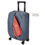 Thule Aion Carry-On Spinner 35L| Carry-On Travel Suitcase with Removable Compression Packing Cube, Recycled Waxed Canvas, For Travels & Weekends, Dark Slate