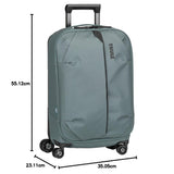 Thule Aion Carry-On Spinner 35L| Carry-On Travel Suitcase with Removable Compression Packing Cube, Recycled Waxed Canvas, For Travels & Weekends, Dark Slate