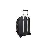Thule Chasm Carry-On Wheeled Duffel Bag Suitcase 40L| Weather-Resistant Rolling Duffel with Recycled Fabric, Great for Travels & Weekends, Black