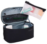 Thule Subterra 2 Toiletry Bag, Travel Organizer with TPU-Coated Interior, Removable 3-1-1 Pouch, Hang Strap, Black
