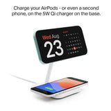 TWELVE SOUTH HiRise 2 Deluxe 2-IN-1 Wireless Charger Stand Qi2 Compact Desk Charger - White