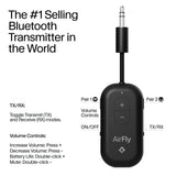 جهاز إرسال واستقبال بلوتوث TWELVE SOUTH AirFly Pro2 باللون الأسود