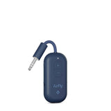 Twelve South AirFly Pro 2 Bluetooth 5.0 Transmitter/Receiver for TV/Airplane to 2 Wireless Headphones – Wireless Adapter for AirPods, Airplane, Car, Gym, Home, Use with Any 3.5 mm Audio Jack, Blue