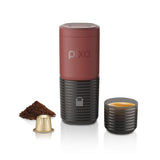 WACACO PIXAPRESSO - Electric Portable Espresso Machine – Compact, Lightweight, Barista-Quality Coffee Maker for Travel, Home, Office – Perfect for Fresh Espresso Anytime, Anywhere - Tuscan Red