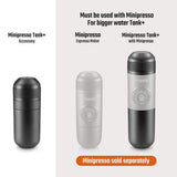Wacaco Minipresso Tank+| Larger 120ml Water Container for MiniPresso Machine, Black