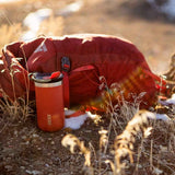 Wacaco OCTAROMA Vacuum Insulated Mug (300ml) - Double Wall Stainless Steel Vacuum Insulated Coffee Travel Mug with Leakproof Drinking Lid - Red