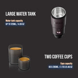 WACACO – PIXAPRESSO - Electric Portable Espresso Machine – Compact, Lightweight, Barista-Quality Coffee Maker for Travel, Home, Office – Perfect for Fresh Espresso Anytime, Anywhere
