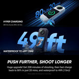 Insta360 X5 Stand Alone| 15M Waterproof 8K 360 Action Camera, Dual 1/1.28" Sensor, Low Light Capture, Wind Guard, Replaceable Lens, 185 Mins Battery Life, AI Editing, Auto Stabilization - Satin White