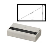 جهاز عرض XGIMI Aura 2 قصير المدى، حساسية ISO 2500، دقة 4K IMAX، مع شاشة عرض 100 بوصة