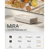 XGIMI MIRA 4K UST Laser Projector | Triple Laser | Google TV | Dolby Vision | Harman Kardon Sound