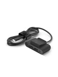 Belkin BoostCharge 4-Port 30W Power Extender| Portable Charger w/ 2Meter Cable, Clip Included, 2x USB-C, 2x USB-A, for Apple/Android iPhone 14/13/12 Pro Max, iPad, Samsung Phones & Tablets - Black