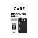 CARE by PanzerGlass Discovery Case for iPhone Duo | MagSafe, Premium Aramid Fiber, Steel Shock Protection, Ultra-Thin & Lightweight, Black & Grey