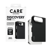 CARE by PanzerGlass Discovery Case for iPhone Duo | MagSafe, Premium Aramid Fiber, Steel Shock Protection, Ultra-Thin & Lightweight, Black & Grey