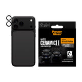 PanzerGlass iPhone 18 Pro and iPhone 18 Pro Max Ceramic Hoops Camera Lens Protectors| 5x Stronger Ceramic Lens Guards, Scratch & Shatter Protection, Integrated Applicator, Easy Install