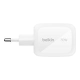 Belkin BoostCharge Pro 3-Port GaN Wall Charger 70W + Travel Adapters | PD Fast Charger, Compact Wall Charger w/ International Plugs,for iPhone, Samsung, iPad, Tablets, MacBook and USB-C Devices