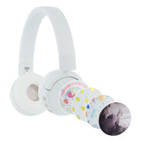 BUDDYPHONES POP Fun Bluetooth Wireless Headset - Snow White
