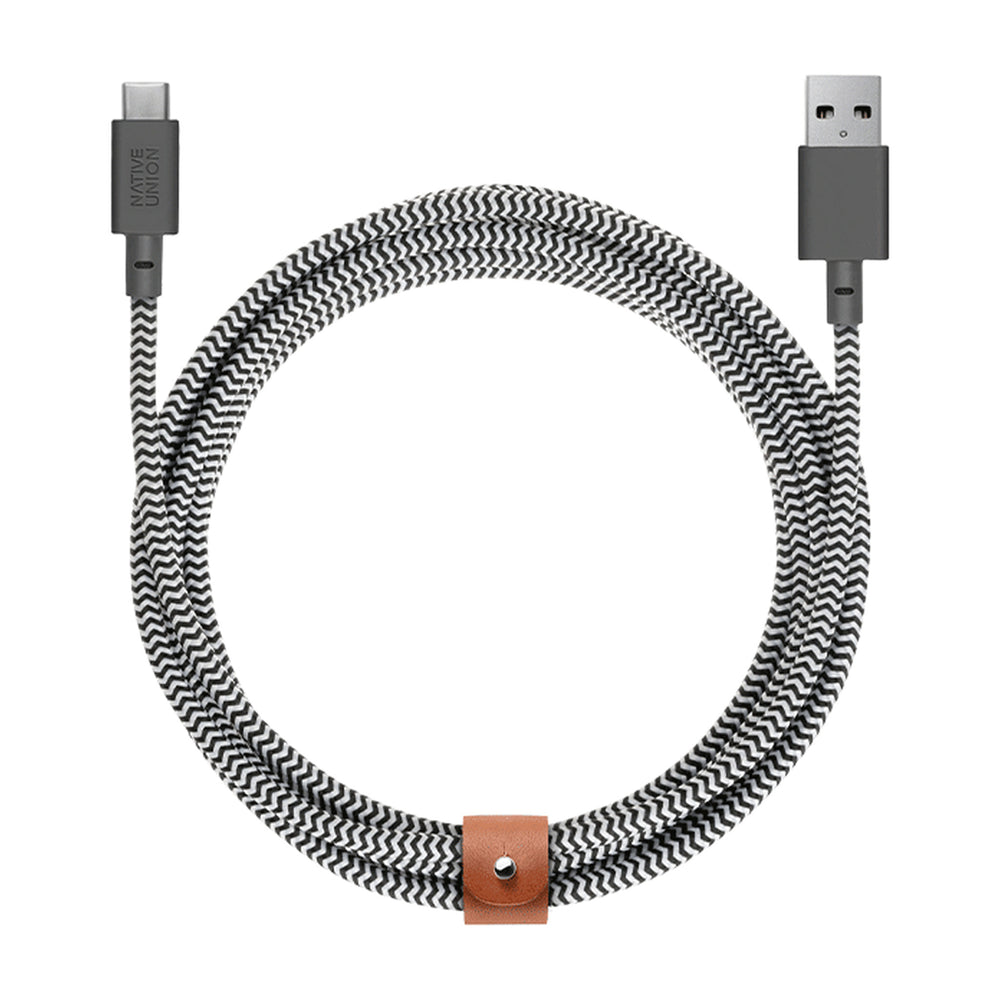 Native Union Belt Cable KV Type-A To Type-C 3 M Zebra