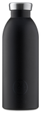 زجاجة مياه 24BOTTLES Clima مزدوجة الجدار من الفولاذ المقاوم للصدأ - 500 مل - لون أسود ستون توكسيدو