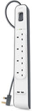 Open Box Belkin 4 Way Surge Protection Strip - 2M