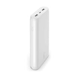 BELKIN BoostCharge USB-C Powerbank 20K - 15W Tablet and Smartphone Charger with Cable - White