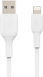 Belkin - Boost Charge USB-A to Lightning PVC Cable 1Meter - White