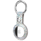 CASE-MATE Clip Ring Leather Keychain Apple AirTag Case - Sparkle